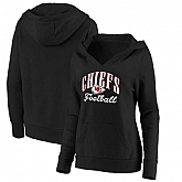 Women's Kansas City Chiefs NFL Pro Line by Fanatics Branded Victory Script Team Pullover Hoodie Black